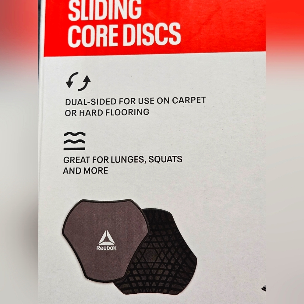 NWT Reebok Sliding Core Discs - Picture 2 of 5